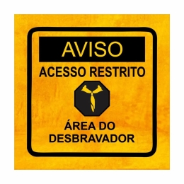 QUADRINHO AVISO ACESSO RESTRITO